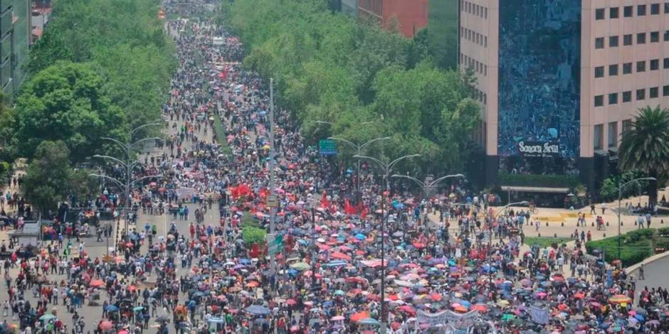 Este sábado 8 de enero se contempló que haya marchas en tres alcaldías de la Ciudad de México