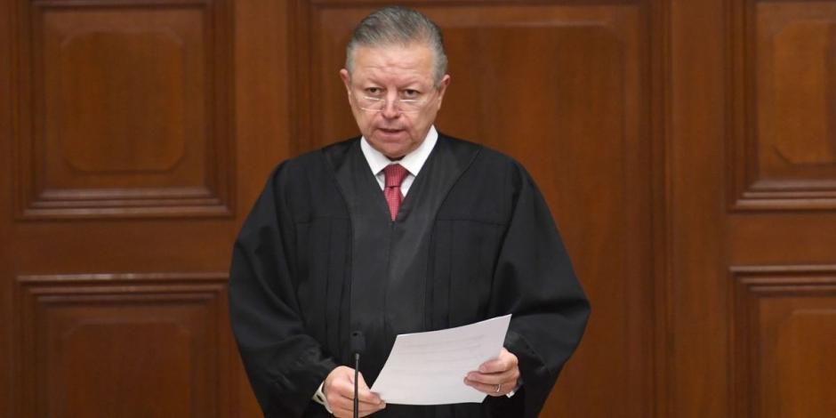 Arturo Zaldíva, ministro presidente de la Suprema Corte de Justicia de la Nación.