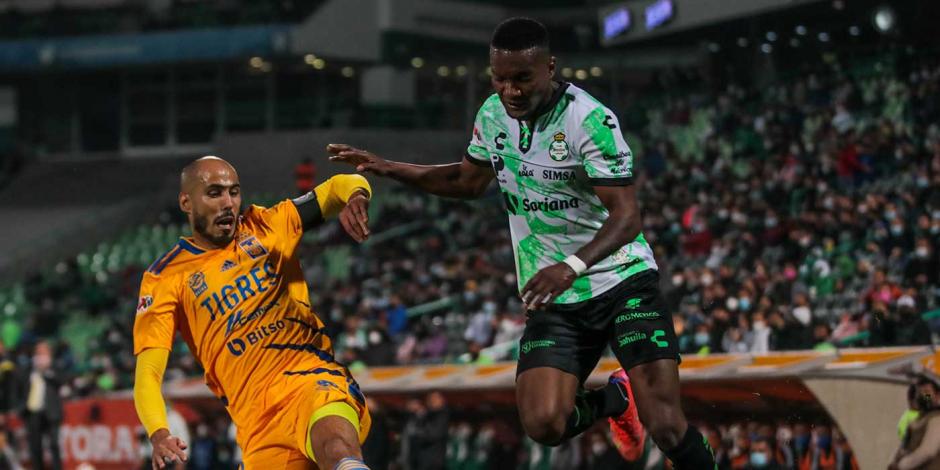 Tigres rescató el empate en los minutos finales del encuentro ante Santos.