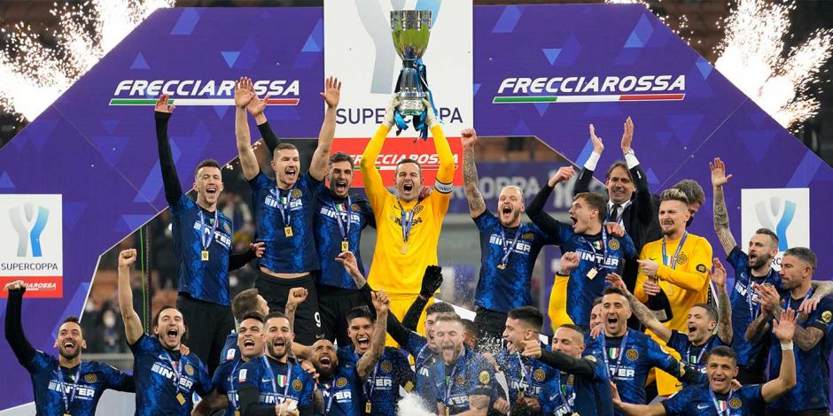Inter vence a la Juventus y se lleva la Supercopa de Italia.