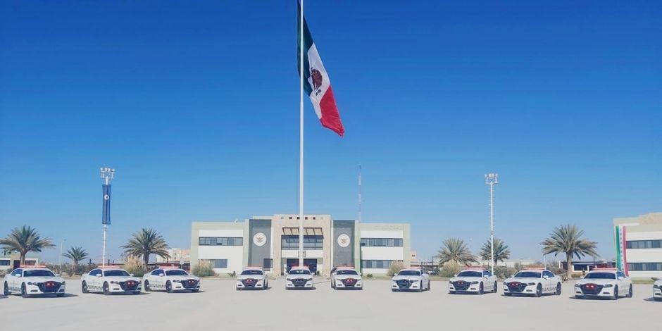 Guardia Nacional refuerza vigilancia en Coahuila con radiopatrullas.