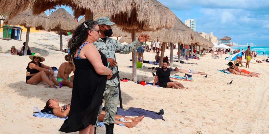 El comisario Alberto Román González Fernández, coordinador estatal de la Guardia Nacional en Quintana Roo, expresó que con este Batallón los turistas y visitantes deben sentirse seguros