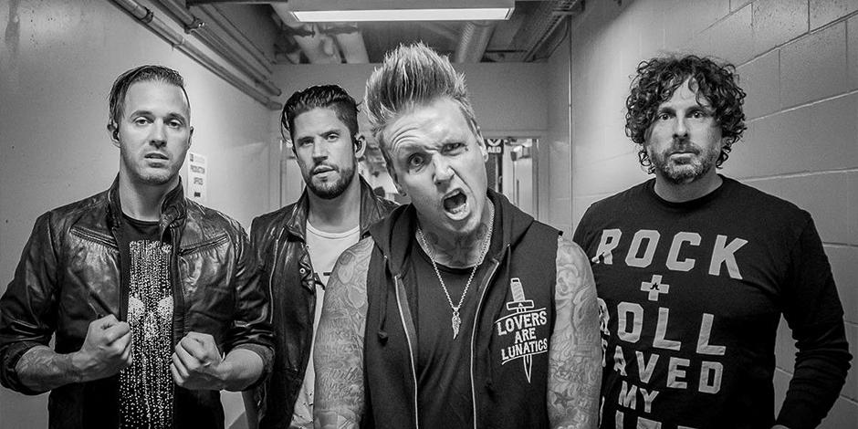 Integrantes de la agrupación Papa Roach, en una foto  de archivo.