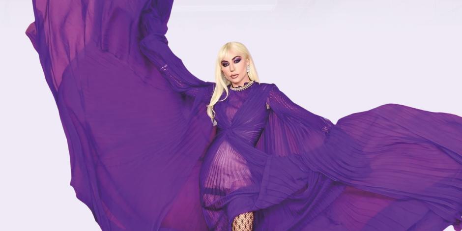 Vestido de la colección de Gucci que lució Lady Gaga.