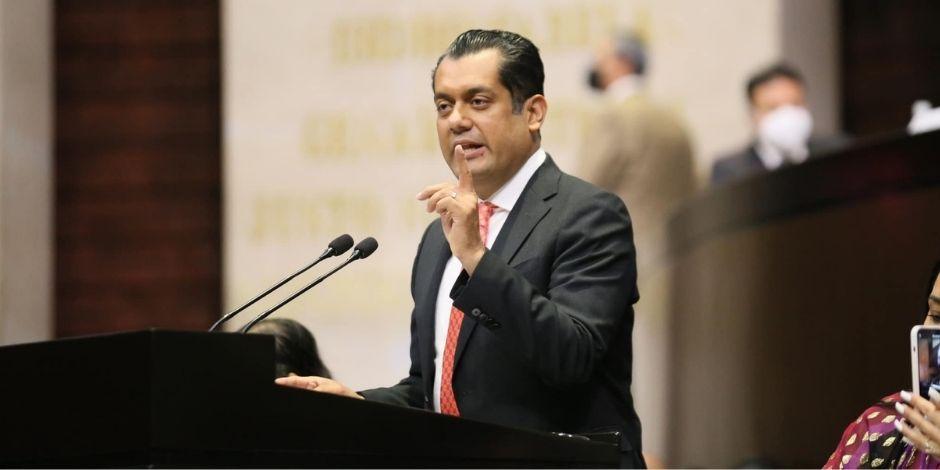 El presidente de la Mesa Directiva de la Cámara de Diputados, Sergio Gutiérrez Luna