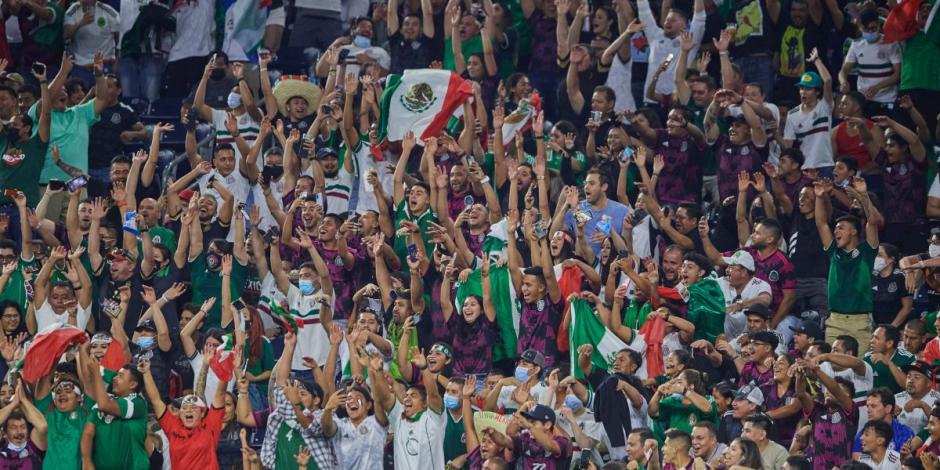 Aficionados de la Selección Mexicana durante un partido del Tricolor el año pasado.