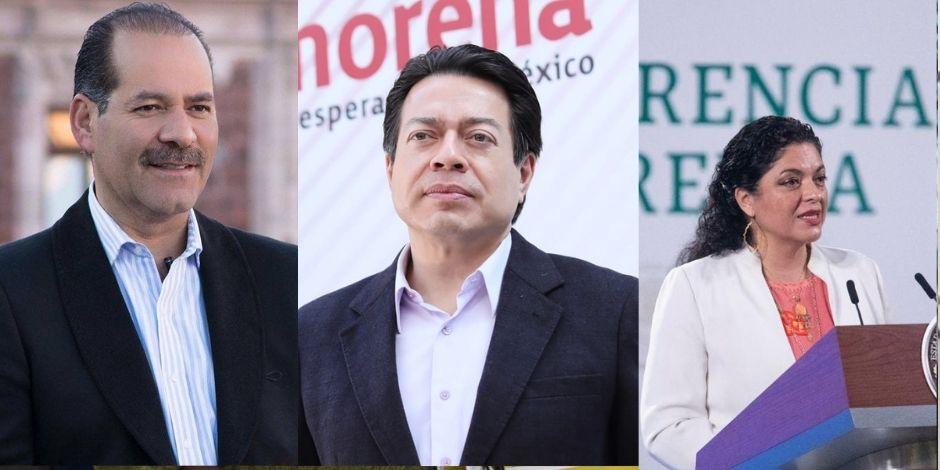 Martín Orozco, Mario Delgado y Alejandra Frausto desearon fuerza a AMLO tras revisión médica de este viernes.