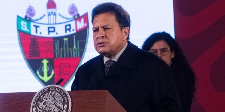Ricardo Aldana,candidato a la Secretaría General del Sindicato de Trabajadores Petroleros de la República Mexicana (STPRM). 