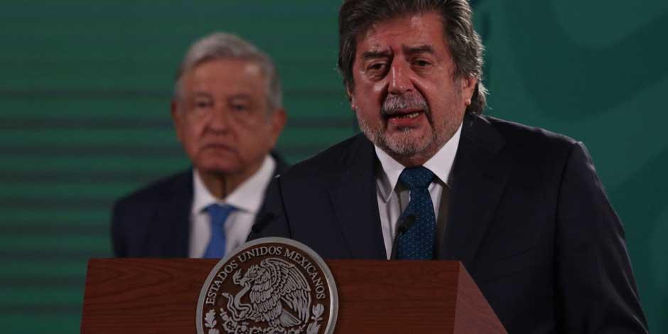 El Presidente, Andrés Manuel López Obrador y Rogelio Jiménez Pons, ex titular de Fonatur