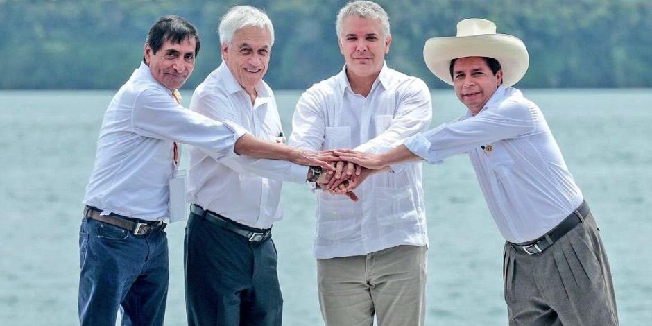 Este miércoles se llevó a cabo la XVI Cumbre de la Alianza del Pacífico en la Bahía Málaga, Colombia.