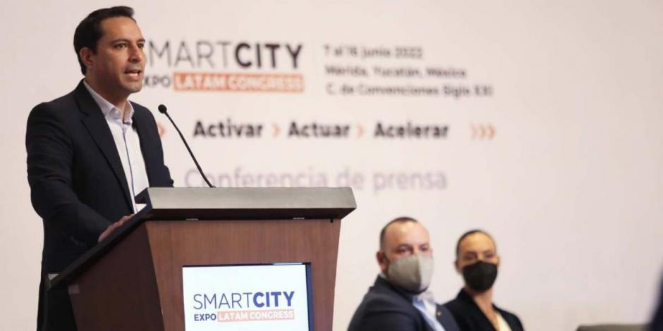 El Smart City Expo LATAM Congress 2022 contará con la participación de representantes de 200 instituciones y empresas, informó el gobernador Mauricio Vila Dosal.
