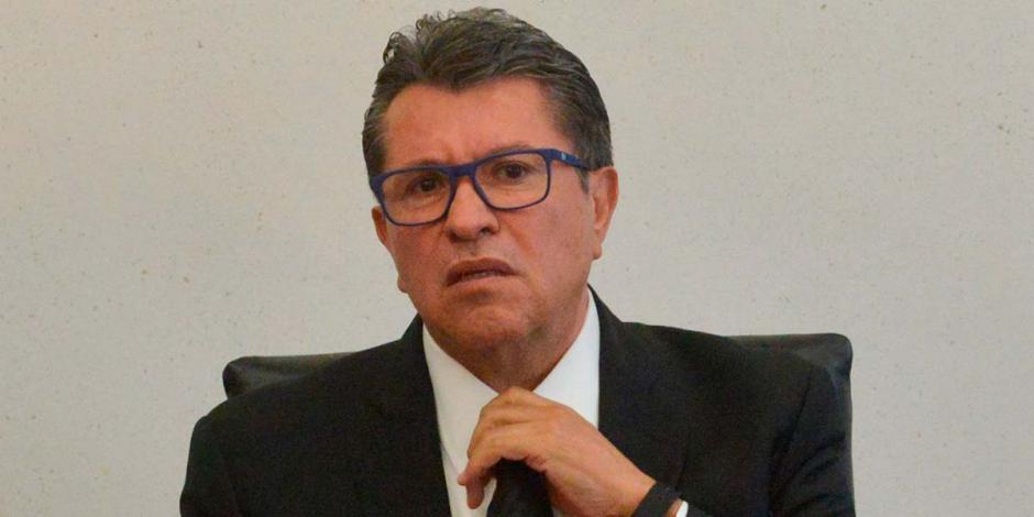 Ricardo Monreal, presidente de la Junta de Coordinación Política del Senado.