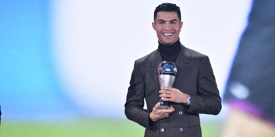 Cristiano Ronaldo durante la ceremonia de premiación de los Premios The Best de la FIFA, el pasado 17 de enero.