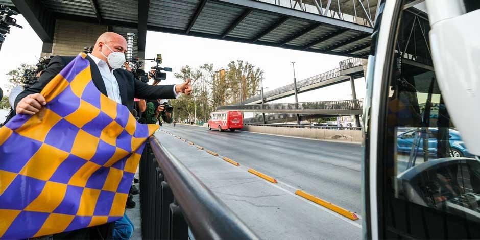 Enrique Alfaro inaugura en Jalisco Mi Macro Periférico, corredor BRT más largo del país