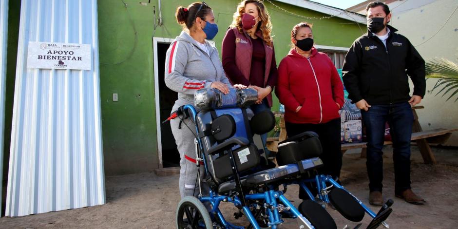 Gobierno de Marina del Pilar apoya a personas de todas las edades que presenten una discapacidad.