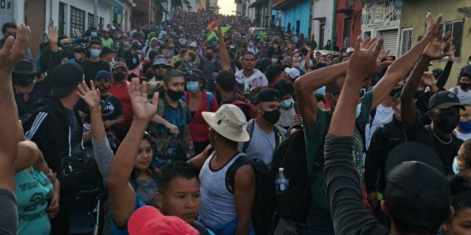 Migrantes en Chiapas darán una semana más a las autoridades para que les brinden respuestas.