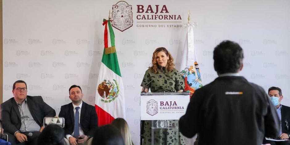 La gobernadora de Baja California puntualizó la claridad de los avances conseguidos durante las indagatorias.
