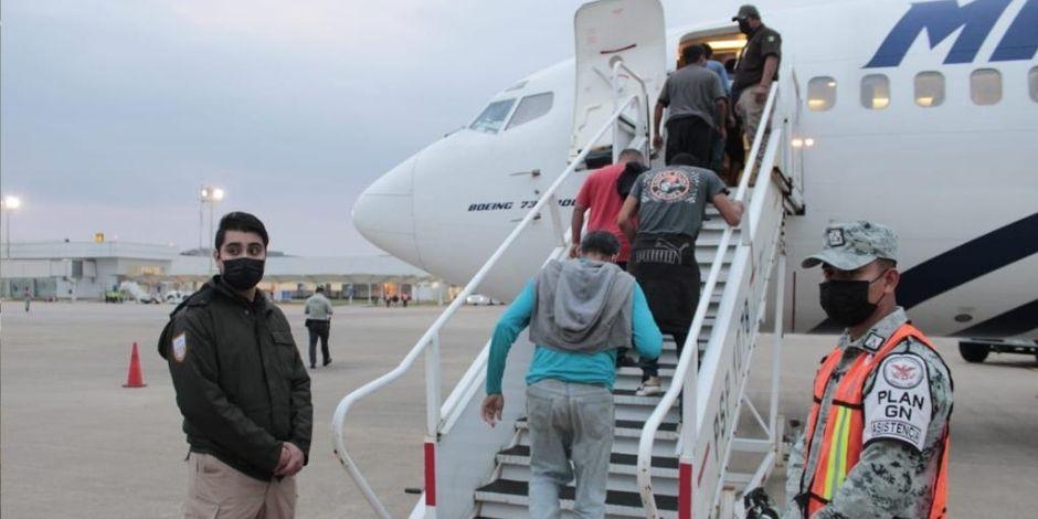 INM deportó a 203 migrantes a Nicaragua y Honduras.