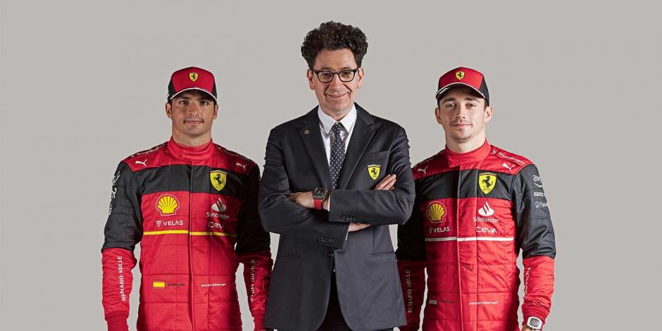 Ferrari se uno a los equipos de F1 que ya presentaron sus autos para 2022.