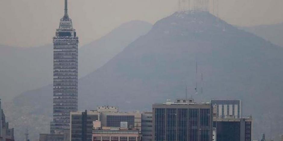 Ciudad de México durante una jornada con mala calidad de aire