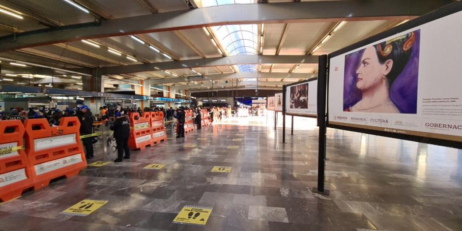 Metro CDMX terminó la liberación de espacios de comercio informal tras retirar a comerciantes de la estación Cuatro Caminos de la L2.