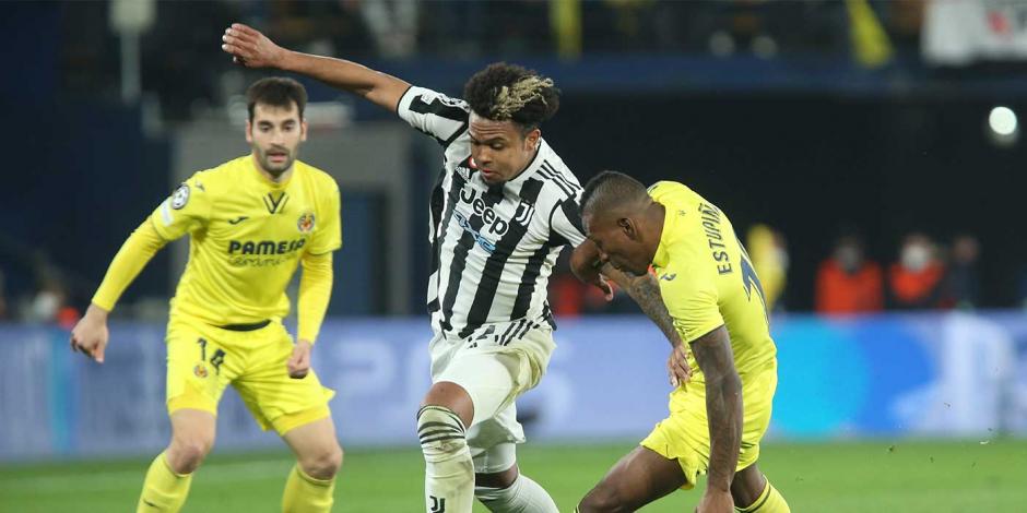 Juventus y Villarreal terminan 1-1 en la Champions League.