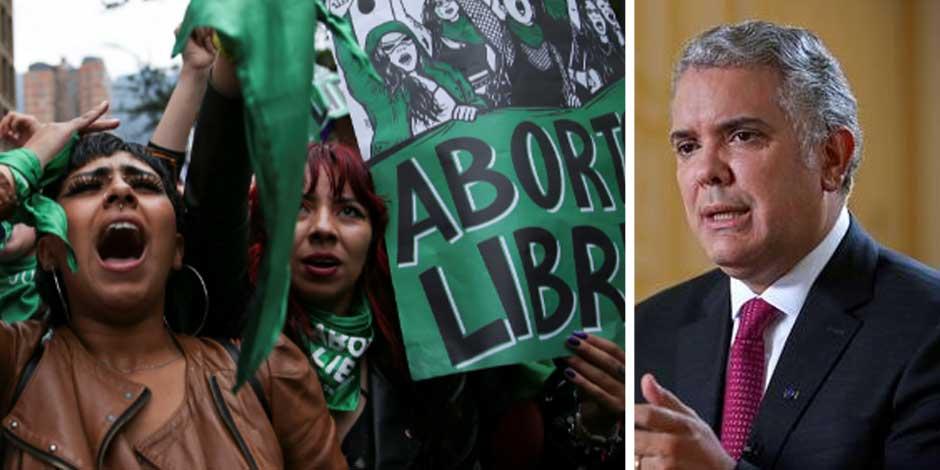 En Colombia se despenalizó el aborto hasta las 24 semanas de gestación. El presidente Iván Duque recriminó ese fallo de la Corte