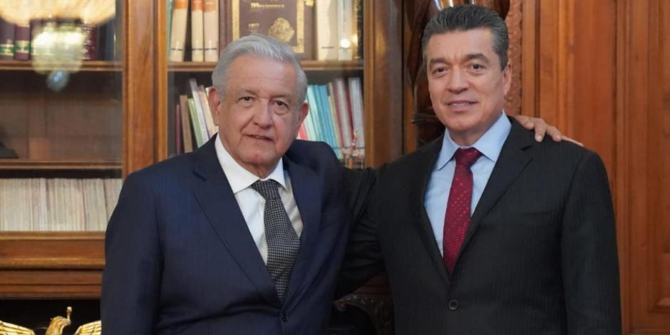 "Hoy me reuní con el Presidente Andrés Manuel López Obrador", informó el gobernador de Chiapas, Rutilio Escandón.