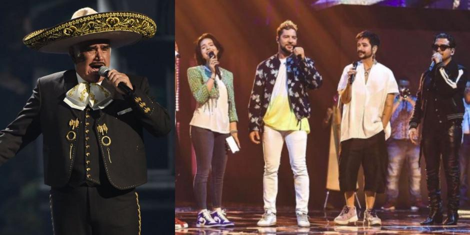 Seis celebridades cantarán el homenaje a Vicente Fernández en los Premios lo Nuestro 2022