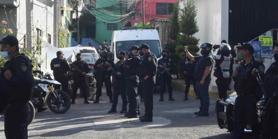 Tunde la Policía a la delincuencia en Iztapalapa