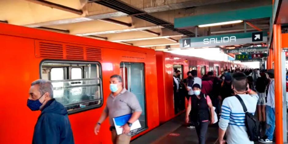 Cierran estaciones de Línea B del Metro por revisión de sistema eléctrico