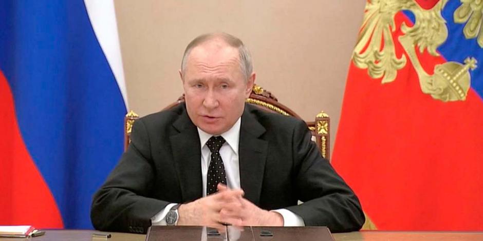El presidente ruso, Vladimir Putin, habla sobre poner a las fuerzas de disuasión nuclear en alerta máxima