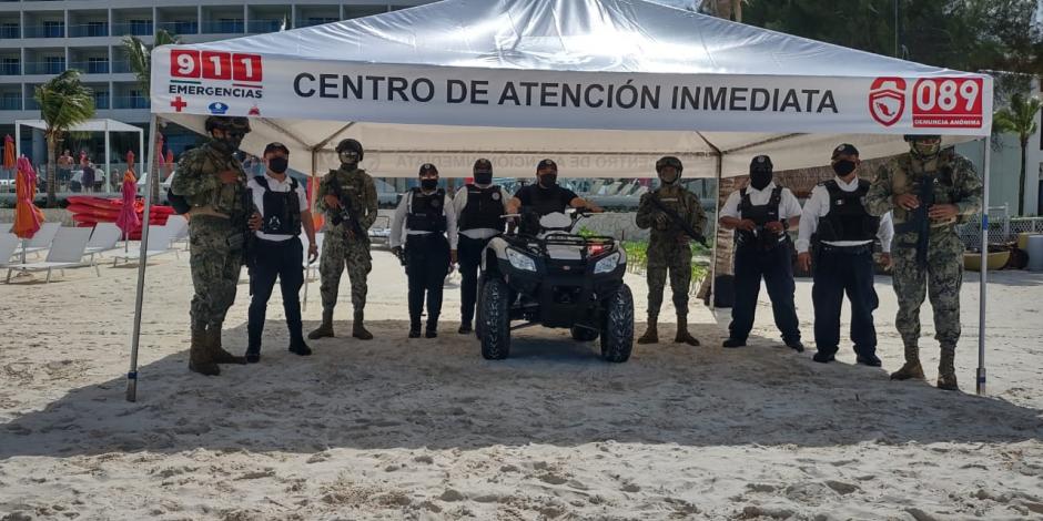 Quintana Roo fortalece la seguridad en las zonas turísticas