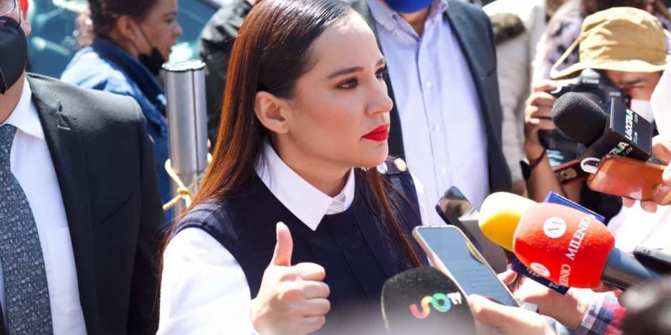 "Aquí se toparon con pared porque no voy a permitir que ensucien mi nombre", señaló la alcaldesa de Cuauhtémoc, Sandra Cuevas.