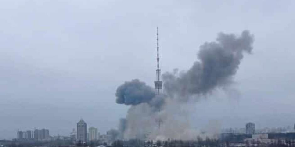 El bombardeo se registró la tarde de este martes 1 de marzo, tiempo de Ucrania.