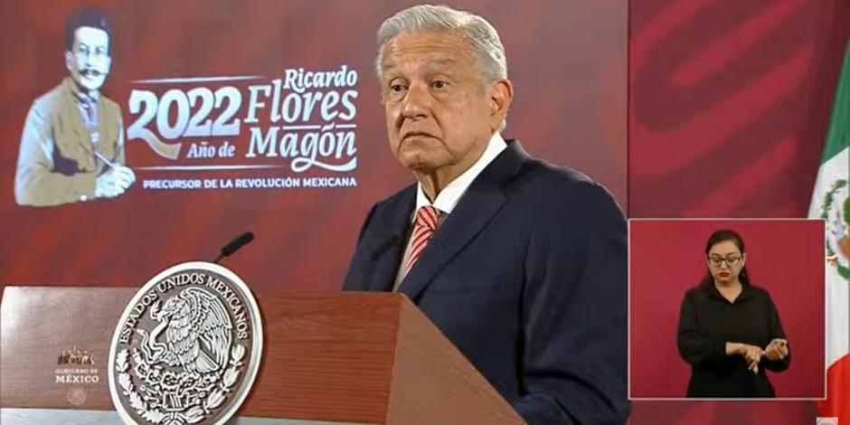 Andrés Manuel López Obrador (AMLO) en la mañanera de este miércoles 2 de marzo.