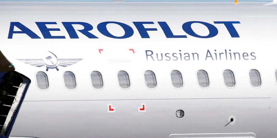 Un avión de la aerolínea rusa Aeroflot
