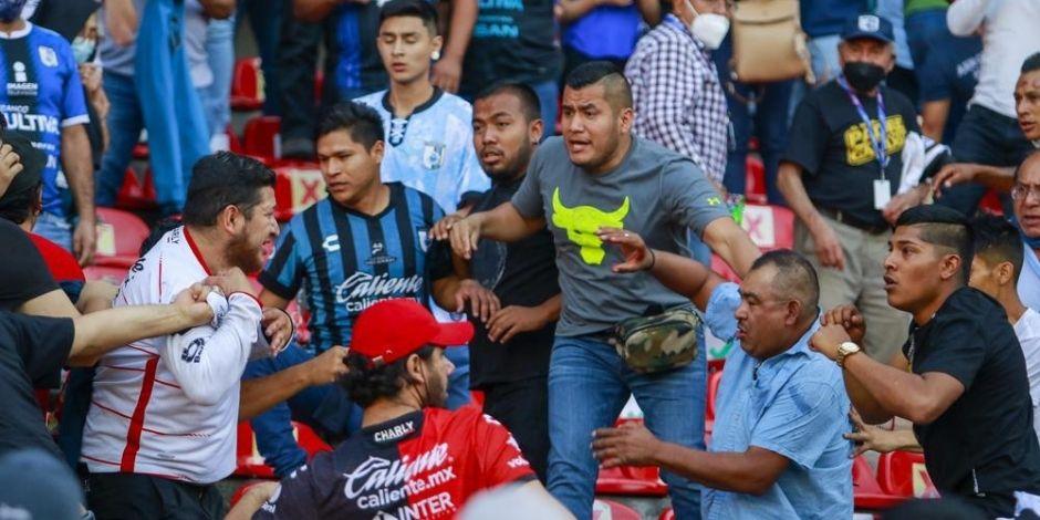Así se vivió el enfrentamiento en el Estadio La Corregidora de Querétaro.