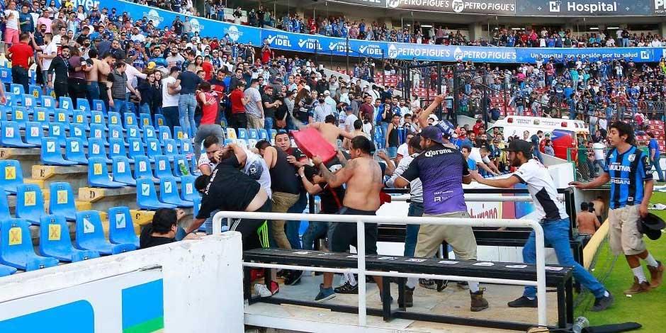 Fiscalía de Querétaro inicia investigación por violencia en el Estadio Corregidora