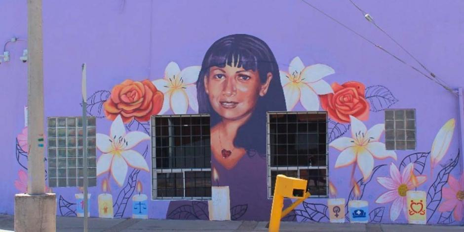 Memorial en honor a la activista Marisela Escobedo