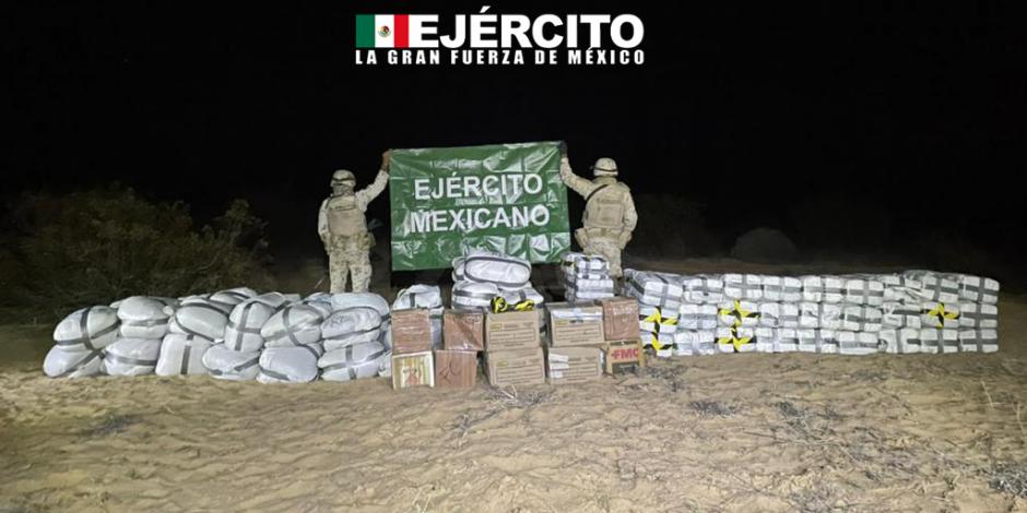 Las principales drogas que trafica el crimen organizado en México son la marihuana, cocaína, heroína y fentanilo.