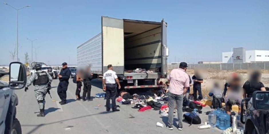 CNDH indaga caso de 160 migrantes rescatados en Coahuila.