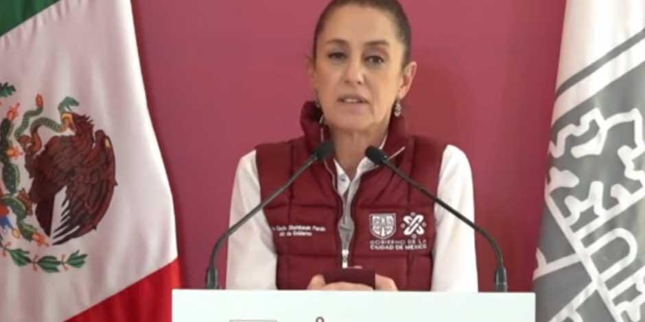 Claudia Sheinbaum, jefa de Gobierno de la Ciudad de México