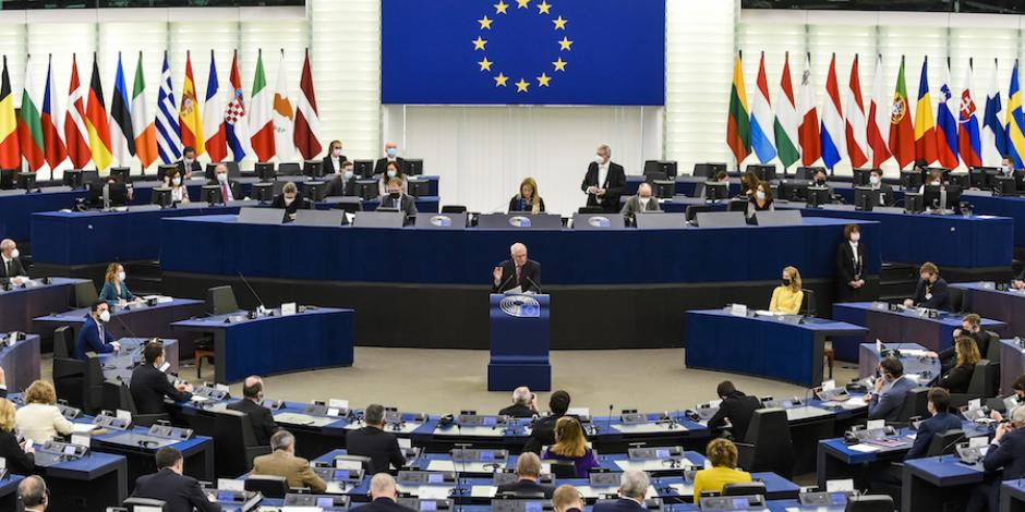 Sesión del Europarlamento, el pasado 9 de marzo.