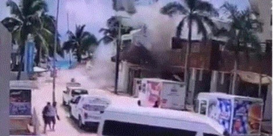 Difunden video de explosión en Kool Beach, Playa del Carmen