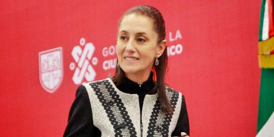 Jefa de Gobierno, Claudia Sheinbaum.
