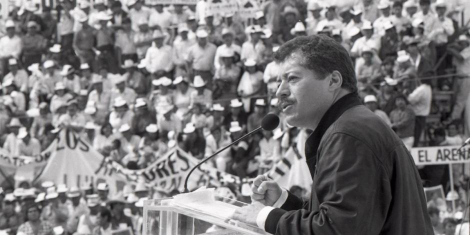 Luis Donaldo Colosio, candidato a la presidencia por el PRI para las elecciones de 1994.