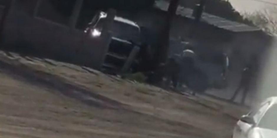 Enfrentamiento armado en San Luis Río Colorado, Sonora, deja 4 lesionados (VIDEO).