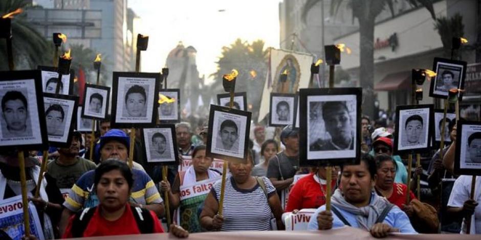 Manifestaciones por caso Ayotzinapa.