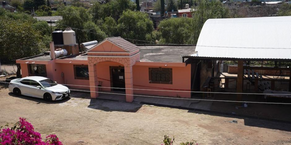 El rancho donde se perpetró la matanza de 20 personas en Zinapécuaro, Michoacán, el pasado 27 de marzo.